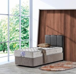 Plus 90X190 Tek Kişilik Yatak, Baza, Başlık Seti EY2024