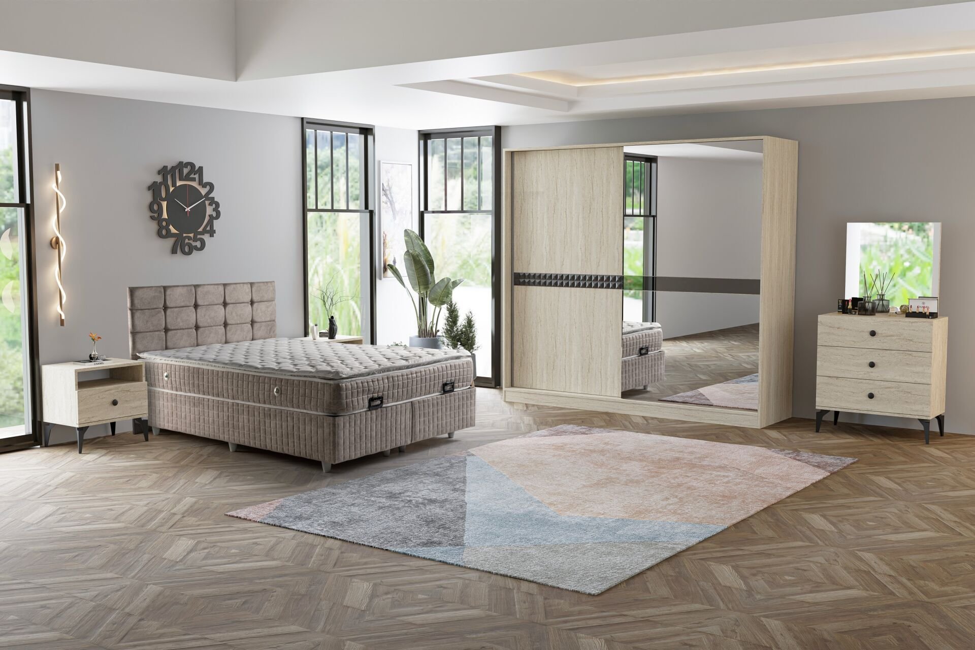 Can Yatak Odası Takımı - Traverten