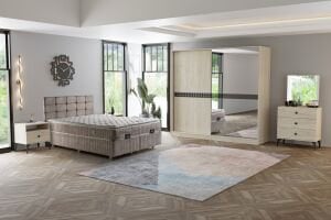 Can Yatak Odası Takımı - Traverten