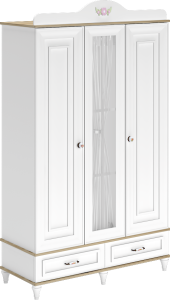 Diana 3 Kapılı Camlı Dolap WD22009