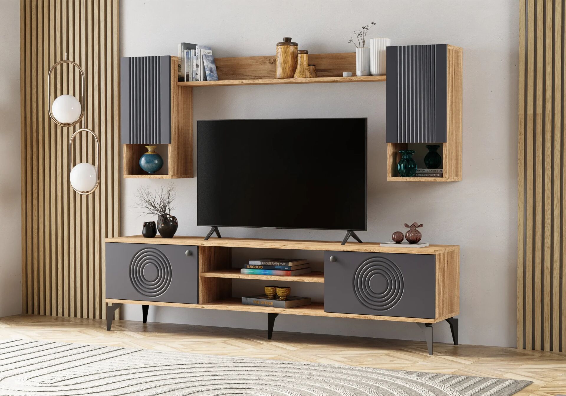 Karya Atlantik Çam-Antrasit TV Ünitesi TN0320