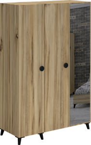 Dolunay 3 Kapılı Aynalı Dolap WD29009