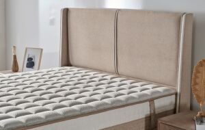 Trend Krem 180 x 200 Çift Kişilik Yatak, Baza, Başlık Seti CB3314