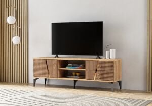 Çeşme Atlantik Çam-Ceviz TV Sehpası TN0336