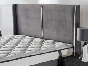 Trend Gri 90 x 200 Tek Kişilik Yatak, Baza, Başlık Seti CB3314