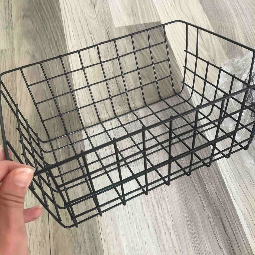 MD Black Metal Multi-purpose Basket Organiser