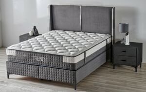 Trend Gri 120 x 200 Tek Kişilik Yatak, Baza, Başlık Seti CB3314