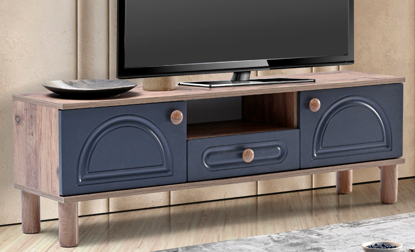 Aslan Bohem Atlantik Çam-Antrasit Tv Sehpası TN0341