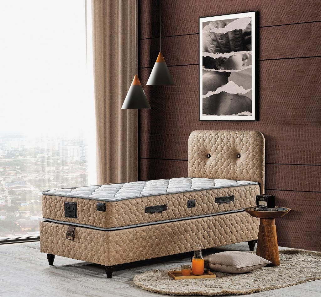 Sofia 140X190 Çift Kişilik Yatak, Baza, Başlık Seti EY2026