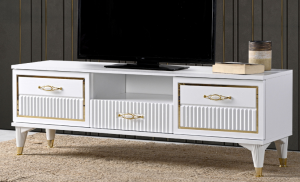 Şahin Beyaz Tv Sehpası TN0343