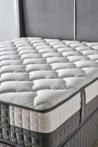 Trend Gri 160 x 200 Çift Kişilik Yatak, Baza, Başlık Seti CB3314