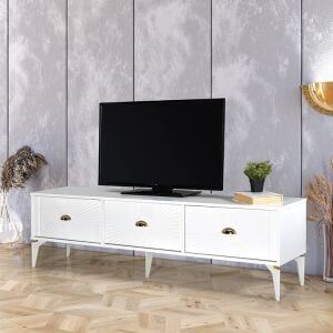 Güneş Beyaz Tv Sehpası TN0346