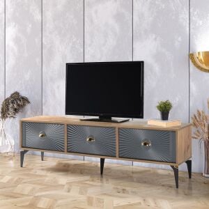 Güneş Atlantik Çam-Antrasit Tv Sehpası TN0347