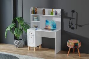 Carina Bohem Çalışma Masası - Beyaz TN0246