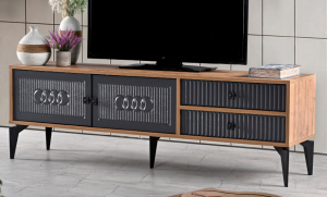 İnci Atlantik Çam-Antrasit Tv Sehpası TN0350