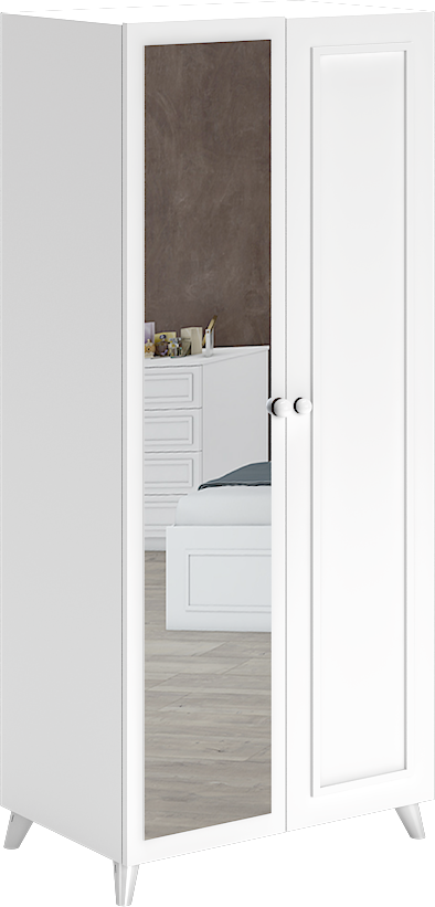 Hanzade 2 Kapılı Aynalı Dolap WD21029