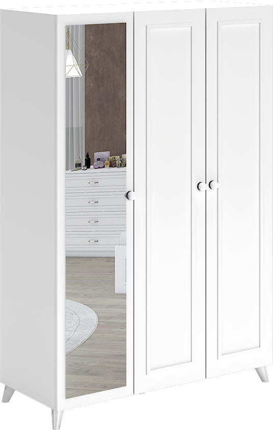 Hanzade 3 Kapılı Aynalı Dolap WD21009