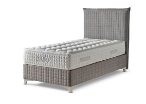 Comfort Gri 90 x 190 Tek Kişilik Yatak, Baza, Başlık Seti CB3315