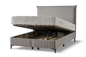 Comfort Gri 90 x 190 Tek Kişilik Yatak, Baza, Başlık Seti CB3315
