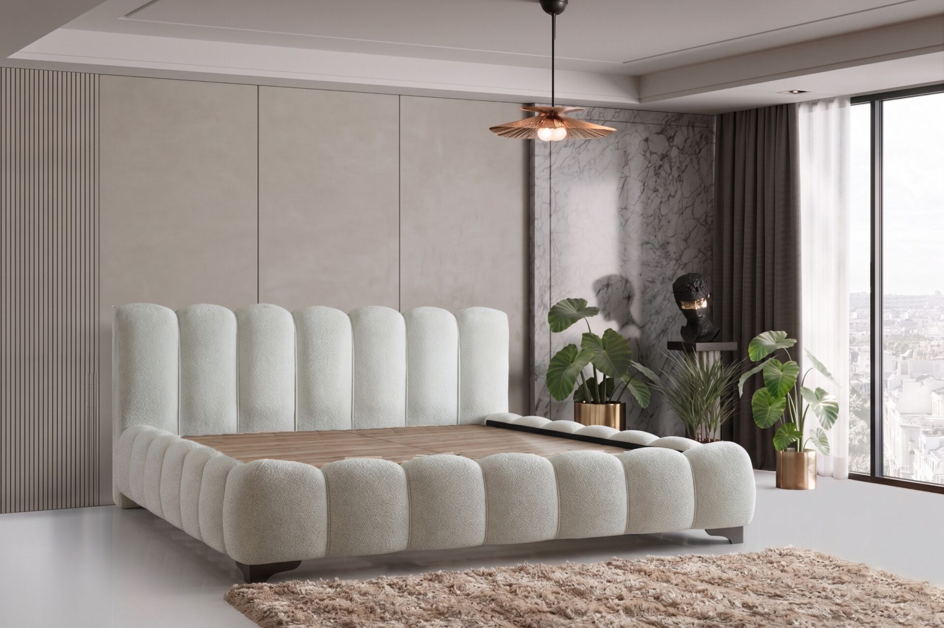 Best Sandıksız 120x200 Tek Kişilik Baza, Başlık Seti CP1401
