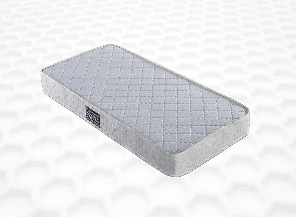 MD Elmas Cream 90x190 Solid Mattress, Divan Base, Headboard Set U201