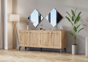 Baskılı Atlantik Çam Konsol TN0367