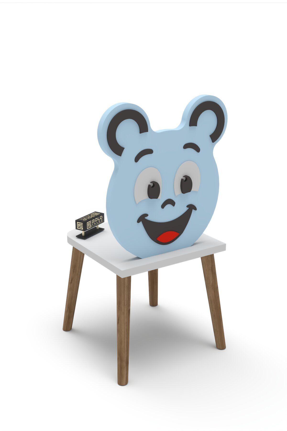 MD Happy Face Children's Chair Blue