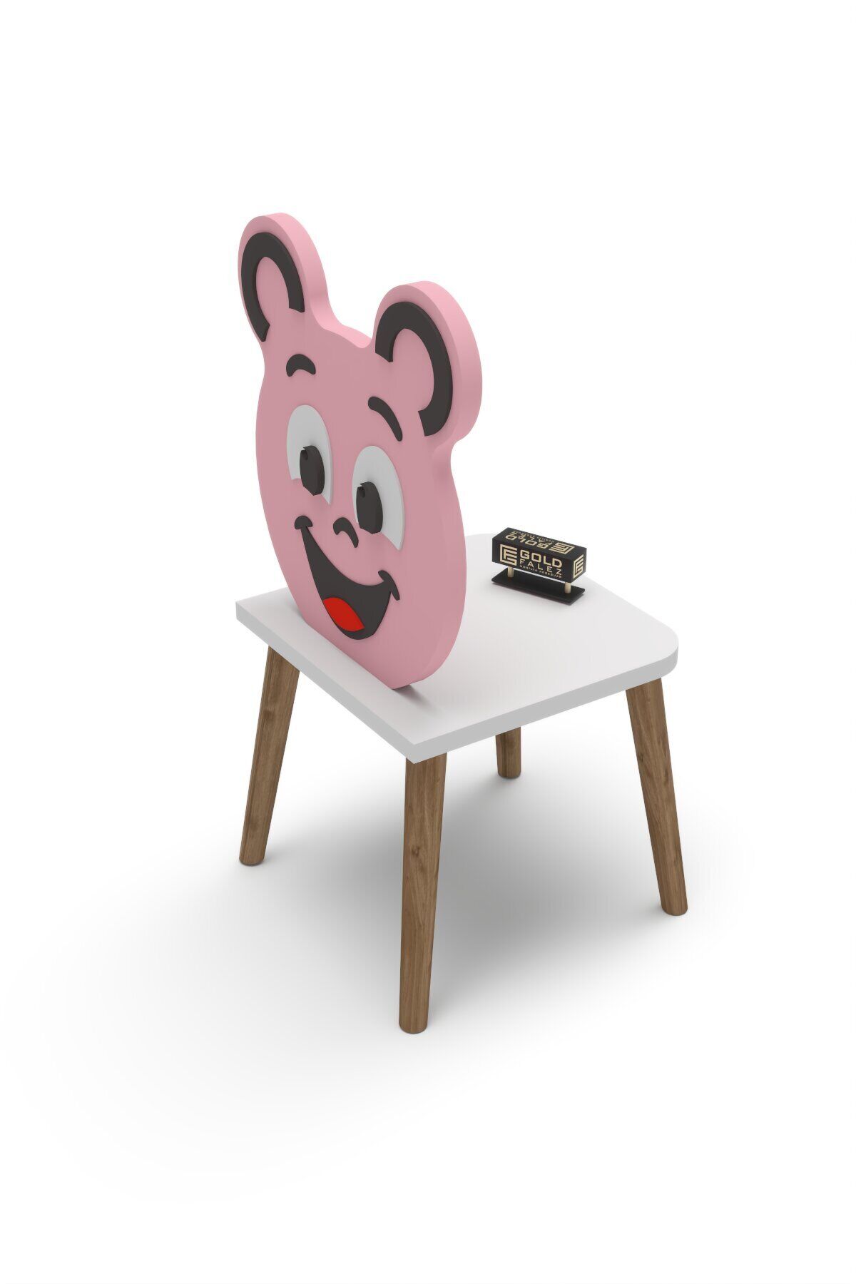 MD Happy Face Children's Chair Pink