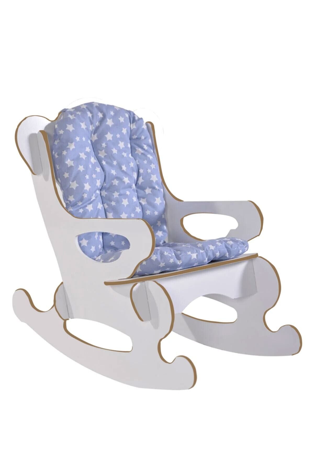 MD Rocking Children's Chair Blue Star