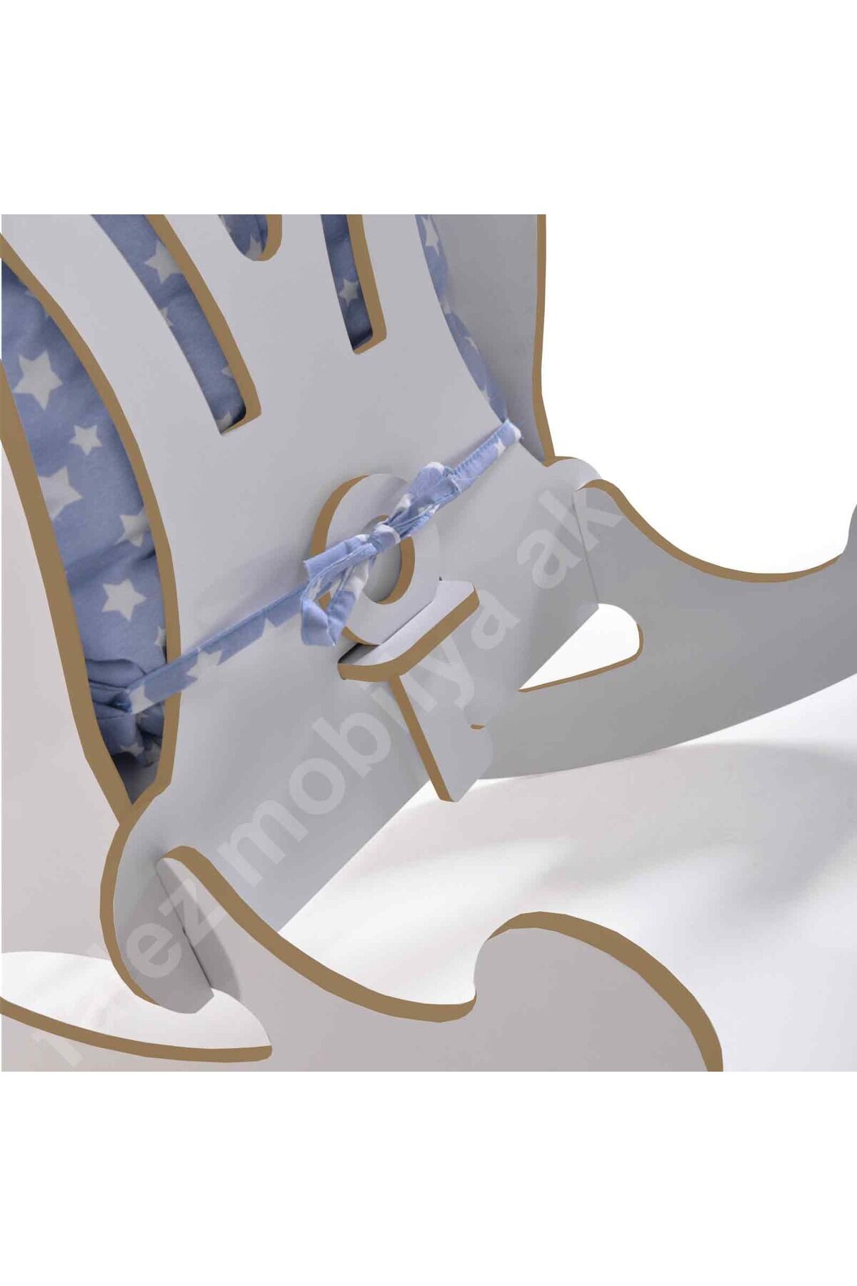 MD Rocking Children's Chair Blue Star