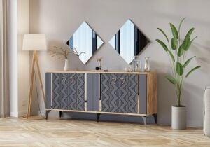 Emir Atlantik Çam-Beyaz Konsol TN0376