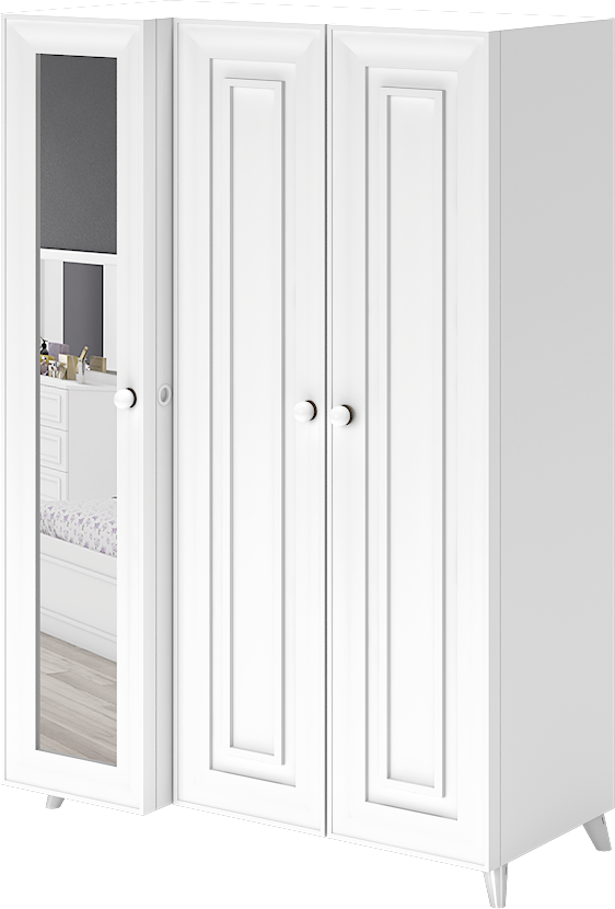 Helen 3 Kapılı Aynalı Dolap WD27009