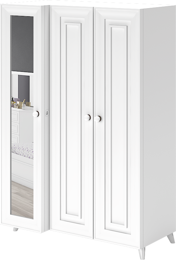 Helen 3 Kapılı Aynalı Dolap WD27009