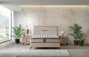 Loft 100 x 200 Tek Kişilik Yatak, Baza, Başlık Seti CB3317