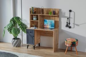 Carina Naz Çalışma Masası - Atlantik Çam / Antrasit TN0278