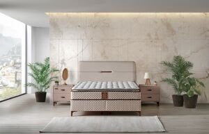 Loft 120 x 200 Tek Kişilik Yatak, Baza, Başlık Seti CB3317