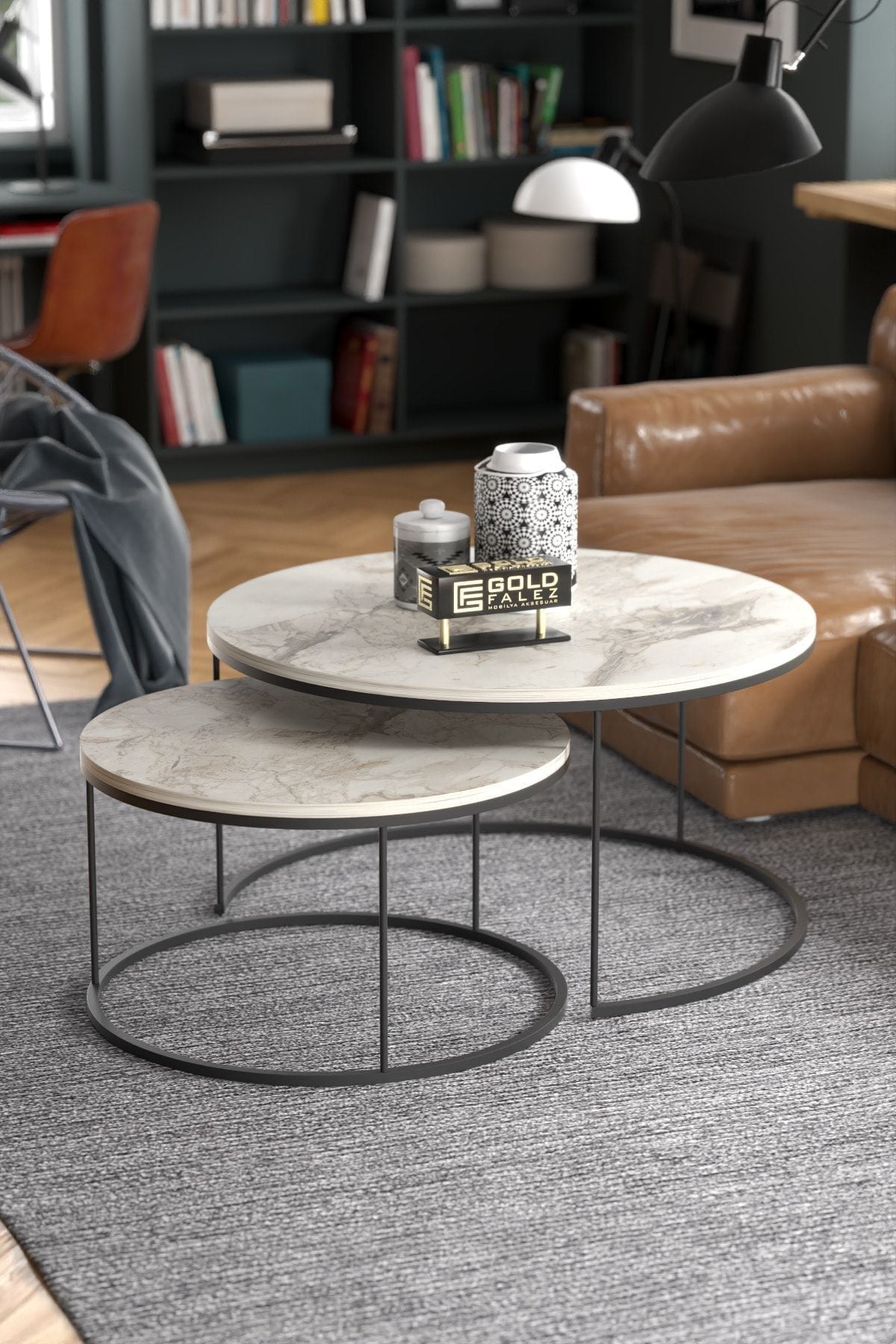 MD Special 2-Piece Coffee Table Efes White
