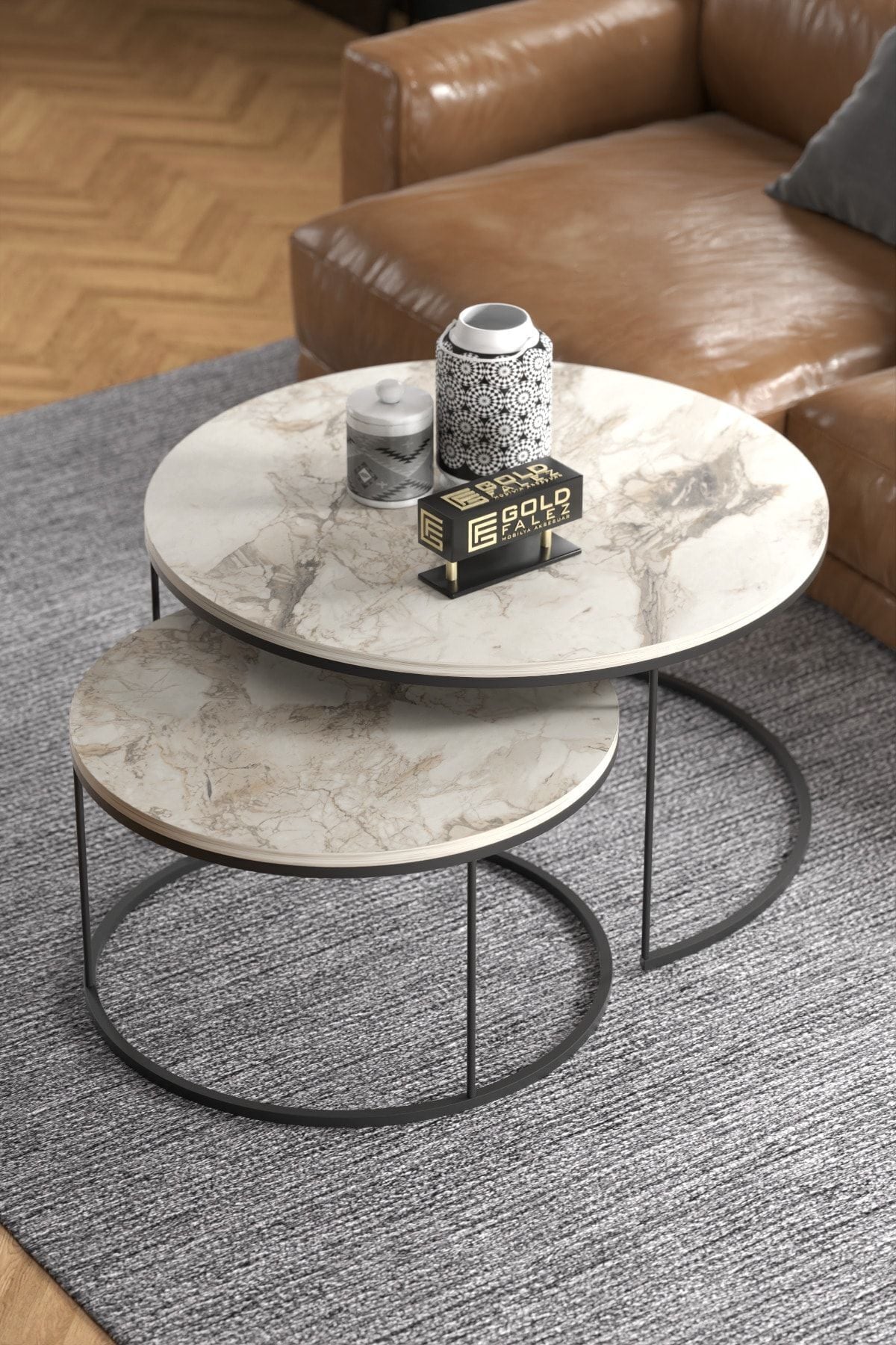 MD Special 2-Piece Coffee Table Efes White