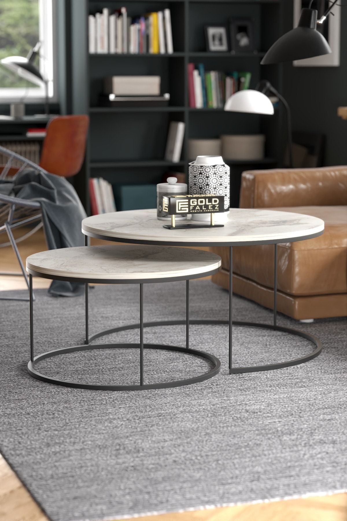 MD Special 2-Piece Coffee Table Efes White