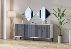 Konak Atlantik Çam-Beyaz Konsol TN0383