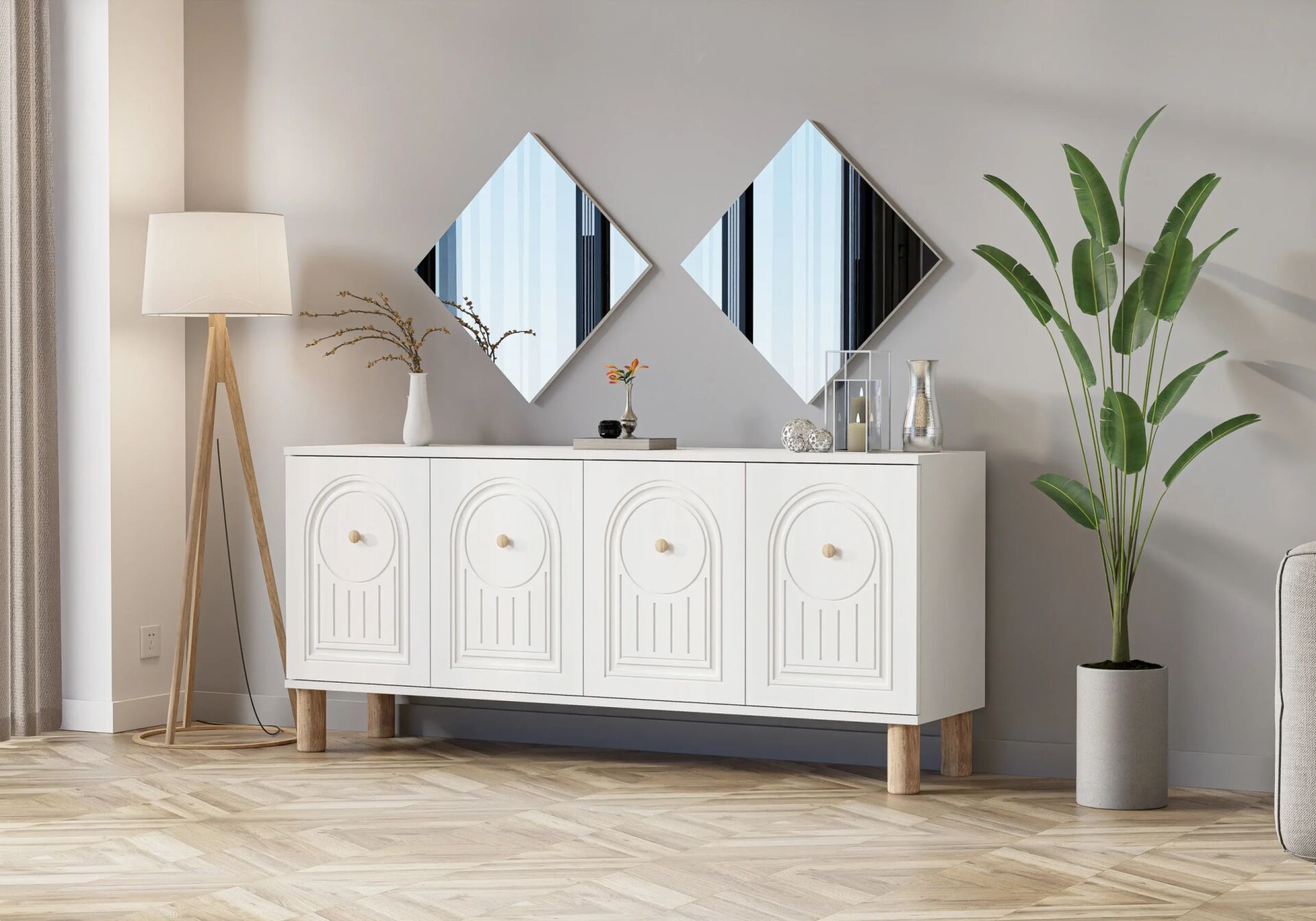 Tani Bohem White Console TN0385