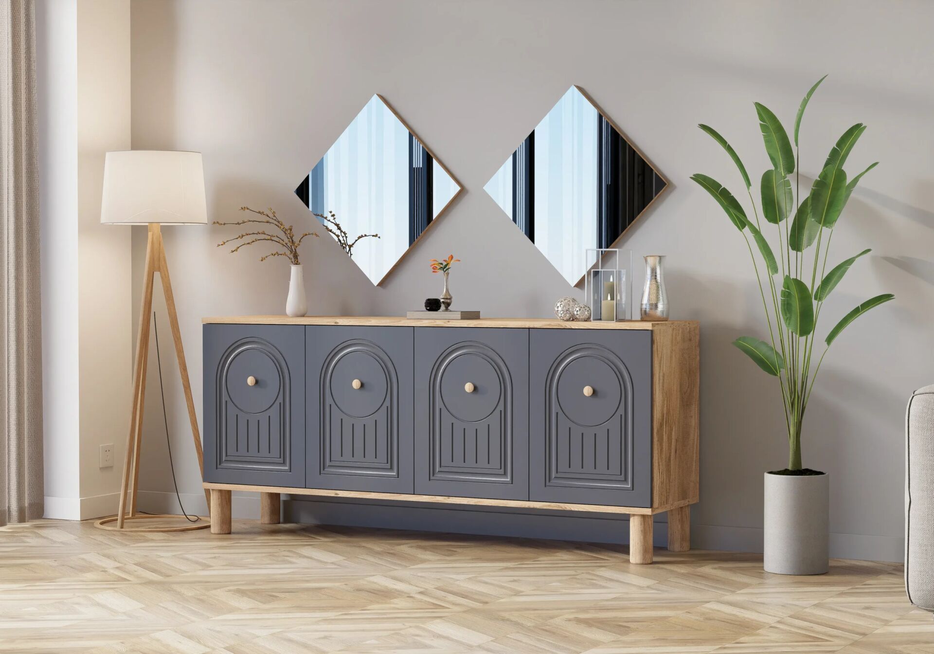 Tani Bohem Atlantic Pine-Anthracite Console TN0386