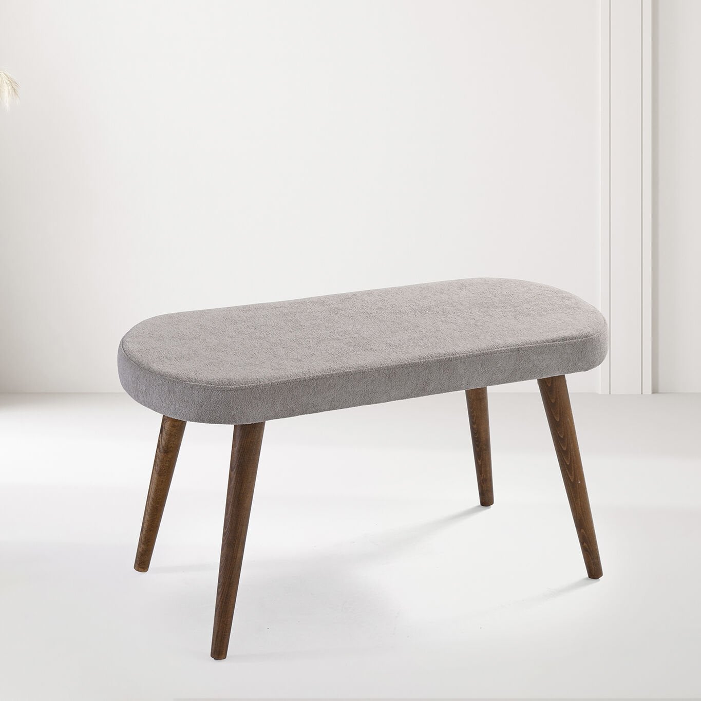 Mix Walnut Table & Kismet Chair & Kismet Bench Set HDR1438