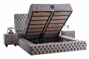 Carol Plus 140x190 Çift Kişilik Baza, Başlık Seti CP1407