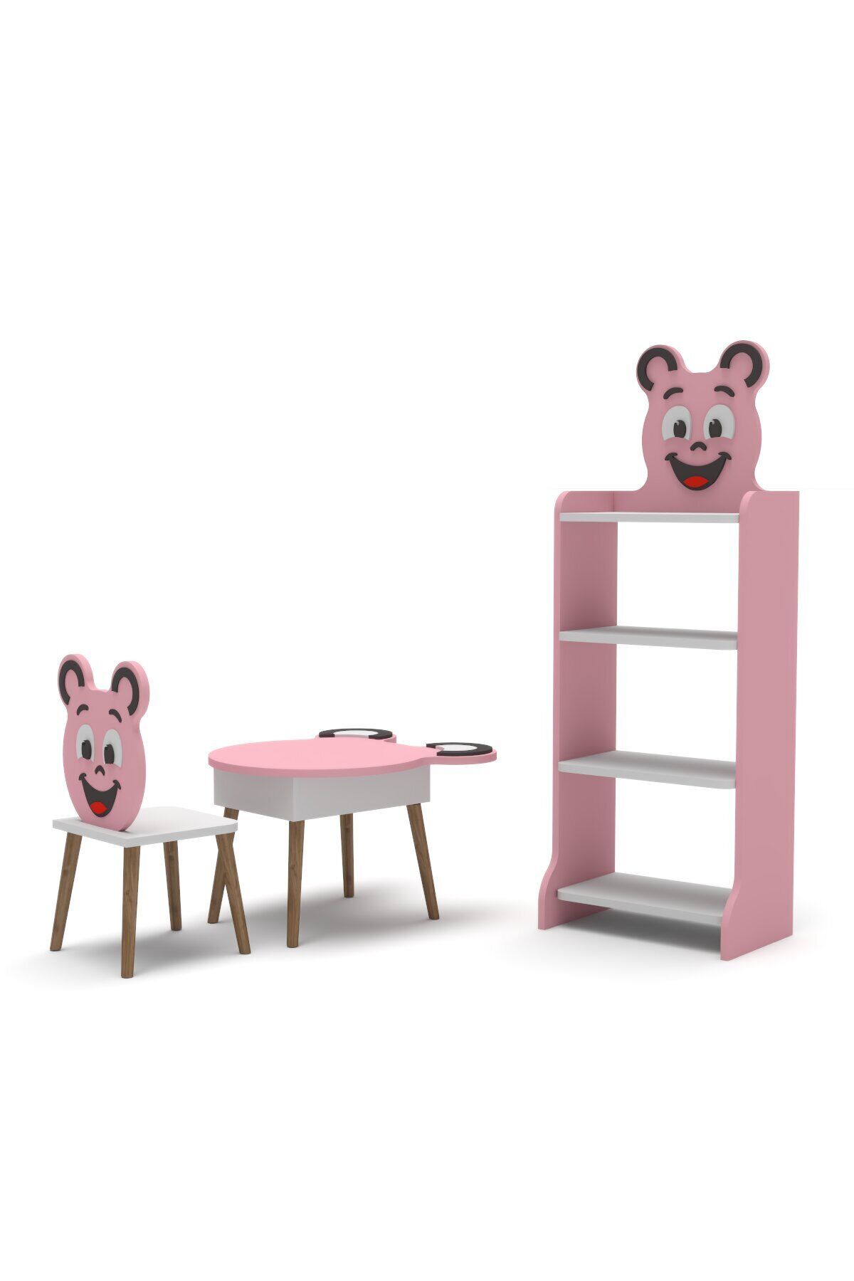 MD Happy Face Children's Furniture Set Pink