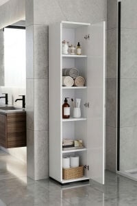MD Çok Amaçlı Banyo Dolabı Beyaz 30 cm