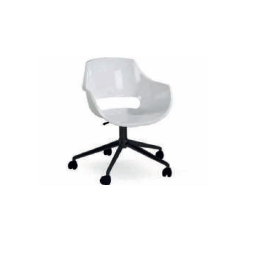 Opal Şef Beyaz - Siyah Tekerlekli Sandalye PPT1304