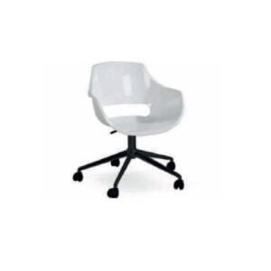 Opal Şef Beyaz - Siyah Tekerlekli Sandalye PPT1304