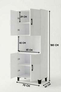 MD Mutfak Dolabı Suntalam Beyaz 70 cm