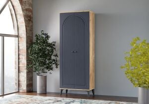 Bohem Atlantik Çam-Antrasit Çok Amaçlı Dolap TN0408